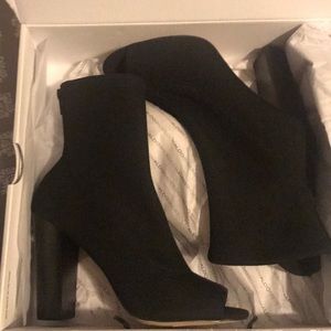 Aldo peep toe booties